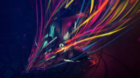 Artwork Fantasy Art Abstract Lines Colorful Wallpapers