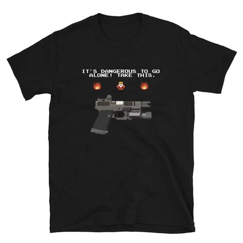 Its Dangerous To Go Alone Take This Tee Shirt Retro Gamer Etsy