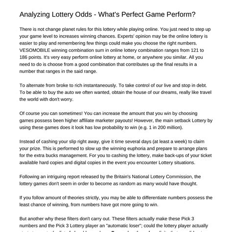 Pick 4 Lottery Strategy Win The Pick 4 With Series Numbershxgxw.pdf.pdf