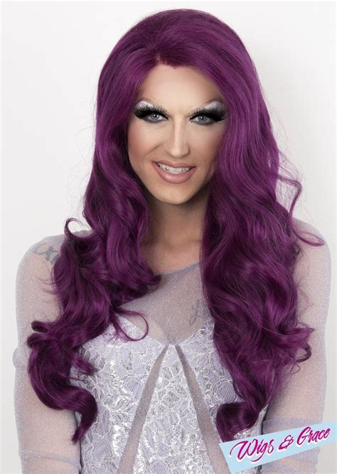 Purple Aphrodite Wigs And Grace Drag Queen Wig Drag Queen Lace