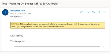 External Email Warning Bypass Whynotsecurity