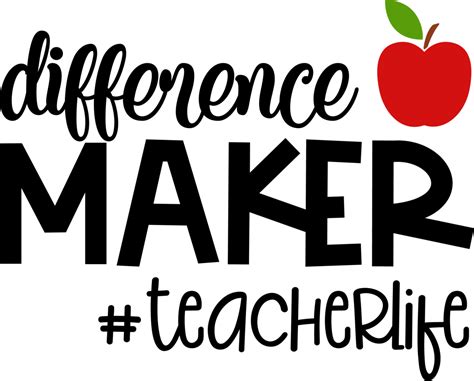 Difference Maker Teacher Life 12871727 Png