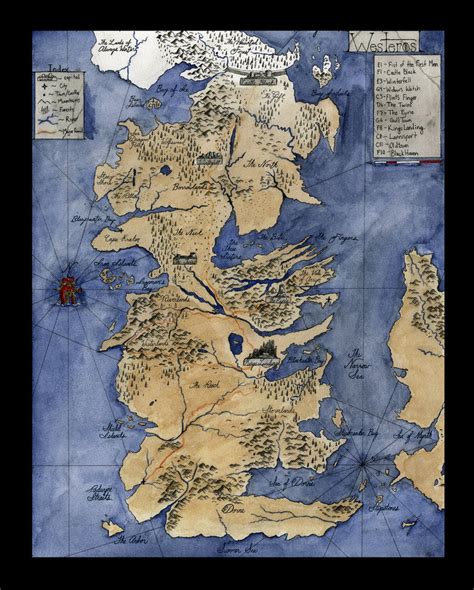 Westeros Map Wallpaper Wallpapersafari