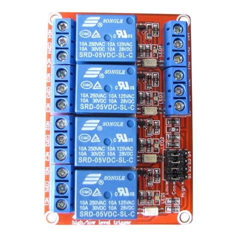 5v Relay Module 4 Channels Firgelli Automations