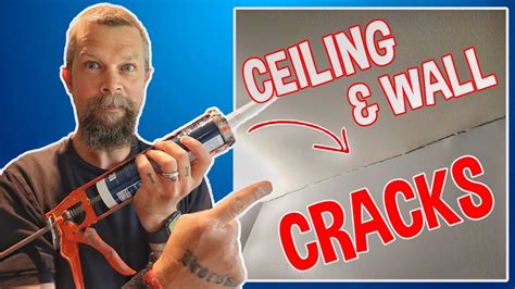 How To Fix Cracks Between Wall And Ceiling Tips And Tricks Youtube
