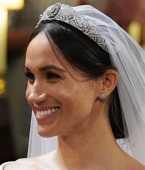 Prince harry and meghan markle's wedding sparked memories of past royal nuptials, including those of kate middleton and the. Meghan Markle Hair at Royal Wedding | POPSUGAR Beauty Photo 6