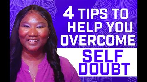 4 Tips That Can Help You Overcome Self Doubt Youtube