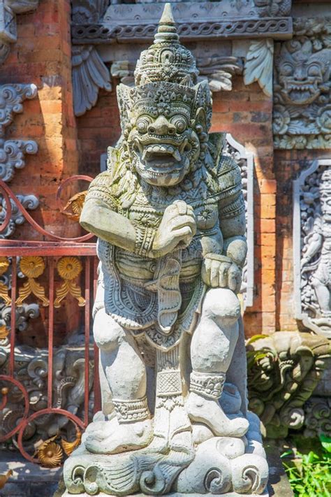 Ancient Traditional Statue Of The Deity Barong Stock Image Image Of