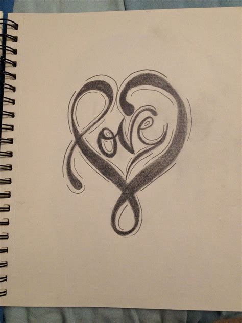 Pencil Easy Love Art Sketches Ideas Drawing Pencil Easy Love Art