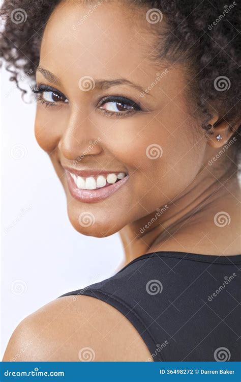 Beautiful Mixed Race African American Girl Woman Stock Photography