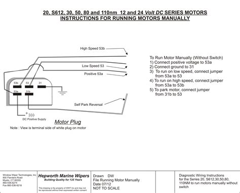 If you follow each numbered line, it is labeled with a wire color. Jeep Wiper Motor Wiring Diagram