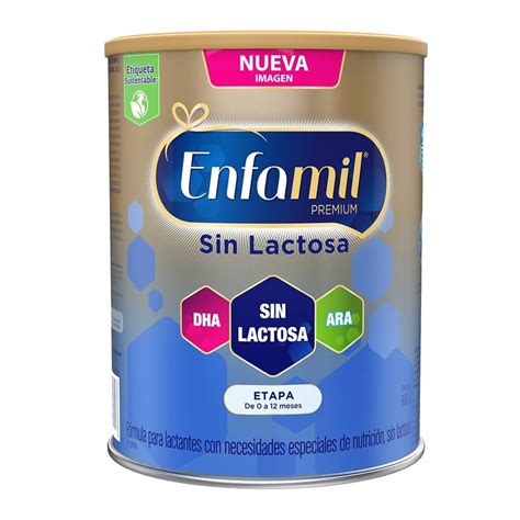 Fórmula Infantil Enfamil Premium Para Lactantes Sin Lactosa De 0 A 12