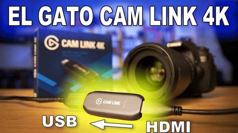 La Mejor Capturadora De Video Elgato Cam Link 4k Entrada Hdmi Usb Para Ordenador Para