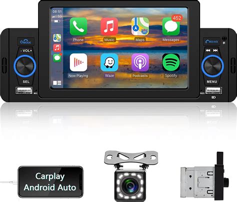 Car Radio Single Din Touch Screen Car Stereo With Carplay Rimoody 5