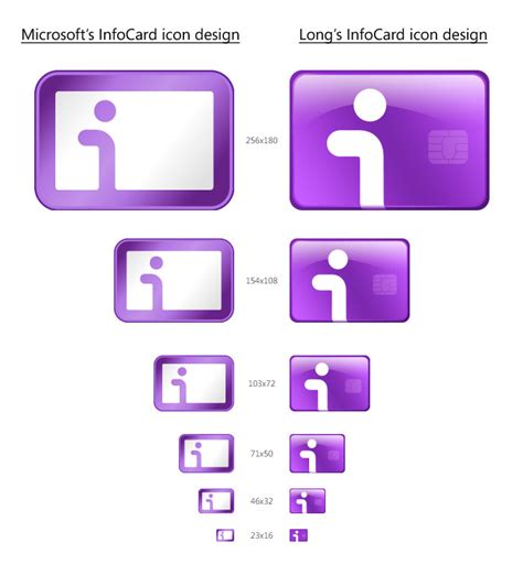 Redesigning Microsofts Infocard Icon Istartedsomething