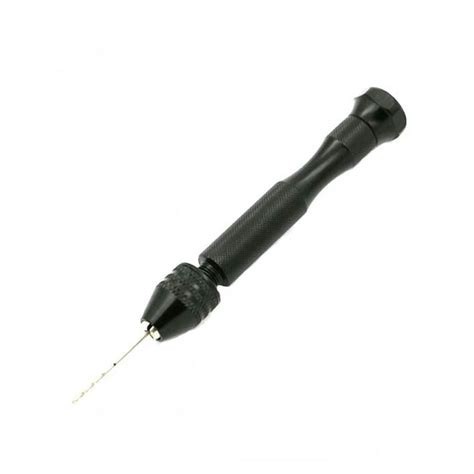 TOLOVI Aluminum Mini Micro Hand Drill With Keyless Chuck 10x Alloy