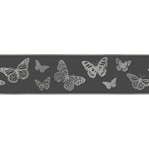 From 099 Fine Decor Glitz Glitter Sparkle Butterflies Silver Wallpaper