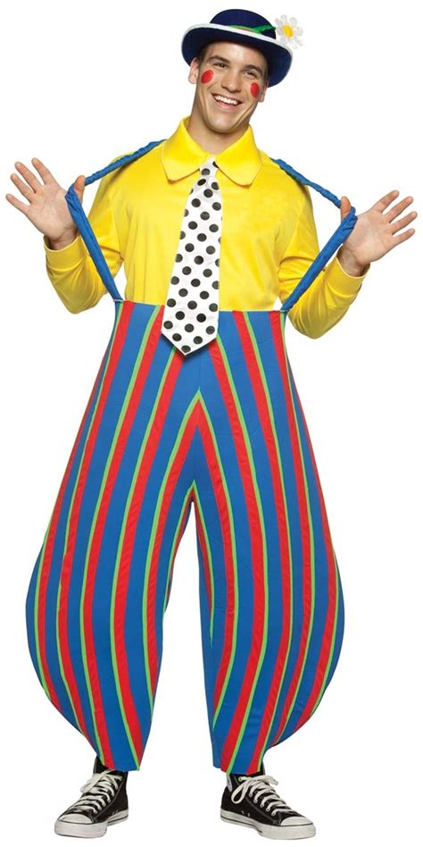 Costume De Ladulte De Clown Avec Des Raies Deguisement Clown