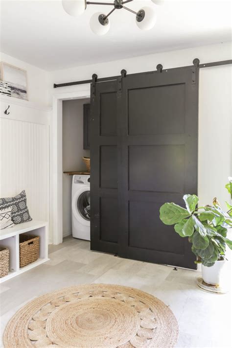 Nothing stops you from installing a single. DIY Sliding Barn Door to Replace Bi-Fold Closet Doors - Cheap and Easy in 2020 | Diy sliding ...