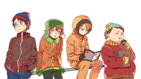 South Park Hd Coffee Blonde Kenny Mccormick Stan Marsh Red Hair Butters Stotch Smile