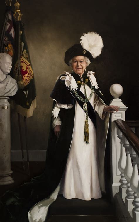 Queen Elizabeth Iis New Portrait By Nicky Philipps