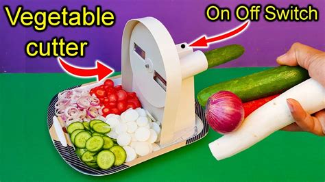 How To Make Vegetable Cutting Machine At Home Vegetable Slicer