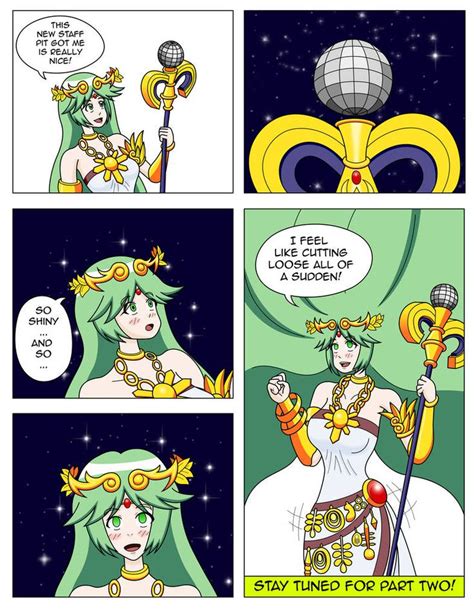 Palutena S New Groove Page 1 By Megatronman New Groove Deviantart Comic Book Cover