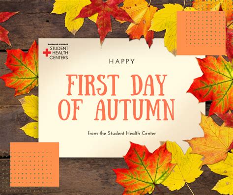 First Day Of Autumn Student Health Centers