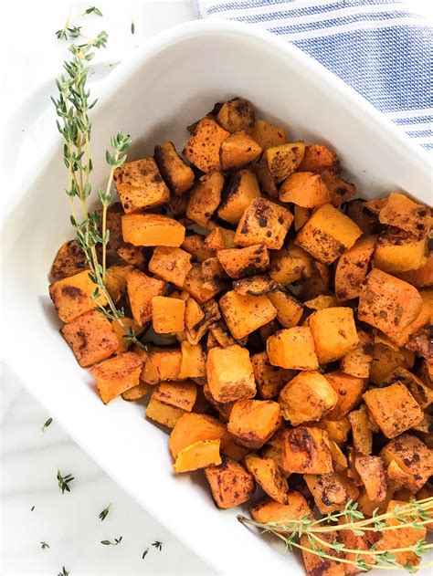 Roasted Cinnamon Butternut Squash Living Well With Nic