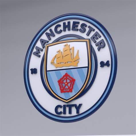 Manchester City Logo 3d Model Cgtrader