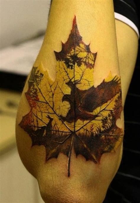 40 Unforgettable Fall Tattoos Cuded Tattoos Cool Tattoos Autumn