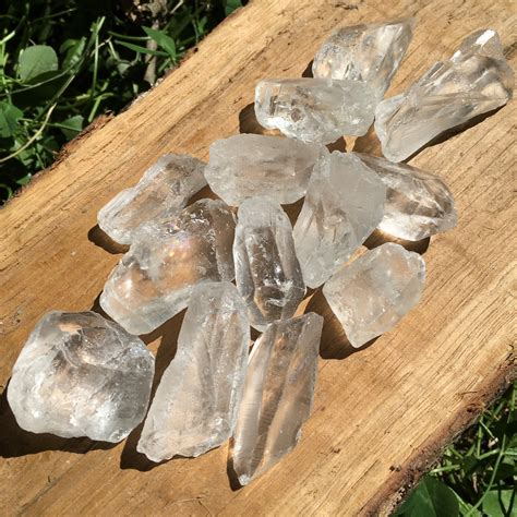 Clear Quartz Hyaline Rock Crystal Rough