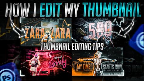 How To Edit Pubg Montage Thumbnail Tips And Tricks Bgmi Thumbnail