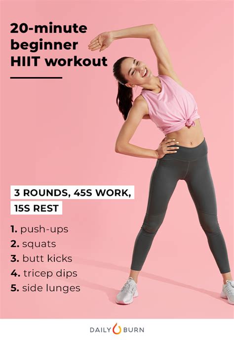 3 Quick And Easy Hiit Workouts For Beginners Daily Burn