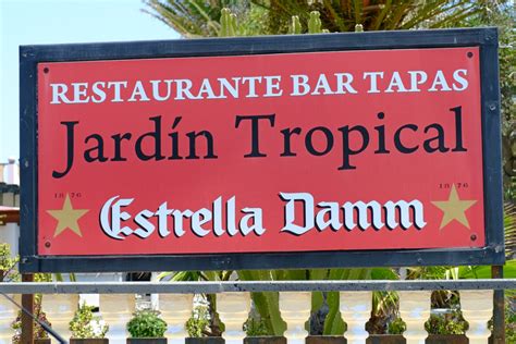 Jardin Tropical Restaurant Charco Del Palo Village Naturiste Lanzarote