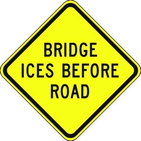 Bridge Ice Warning Sign Style Changing In Texas