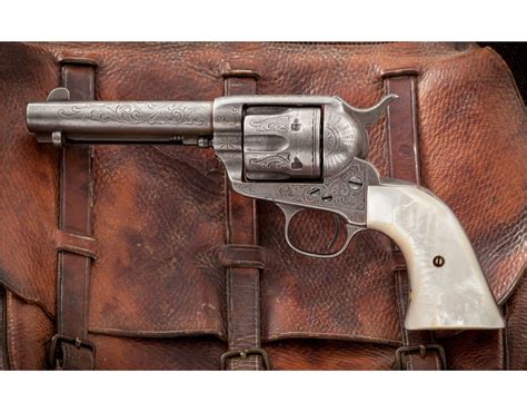 New York Style Engd Antique Colt Saa Revolver