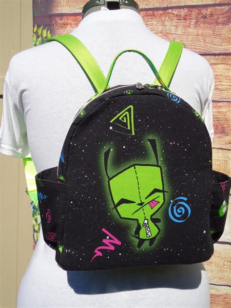 Invader Zim Gir One Of A Kind Convertible Minni Backpack Eventeny