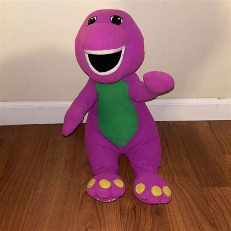 Vintage 1992 Barney Playskool Talking 18 Plush Toy Dinosaur Stuffed