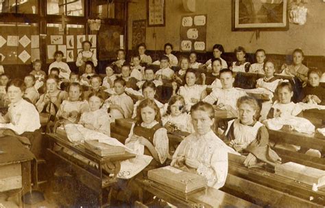 Pupils In A Needlework Lesson In Victorian Times Vintage School Old School House Victorian