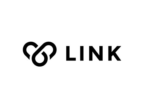 Link App Design Logo Design Visual Identity Typography Glow