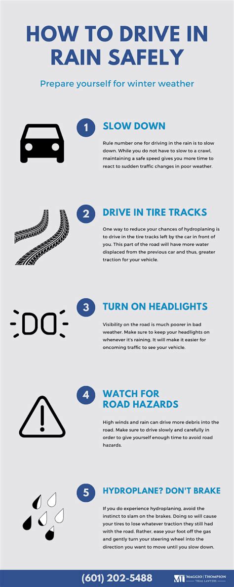 Safety Tips For Driving In Rain