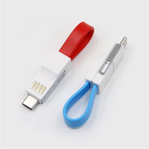 2018 New Amazon Best Selling Keychain 3 In 1 Usb Charger For Iphone