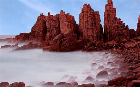 Online Crop Hd Wallpaper Australia Landscape Rock Rock Formation