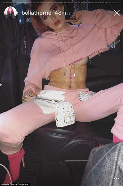 Bella Thorne Flashes Serious Underboob Before Dancing In The Street S WIKI