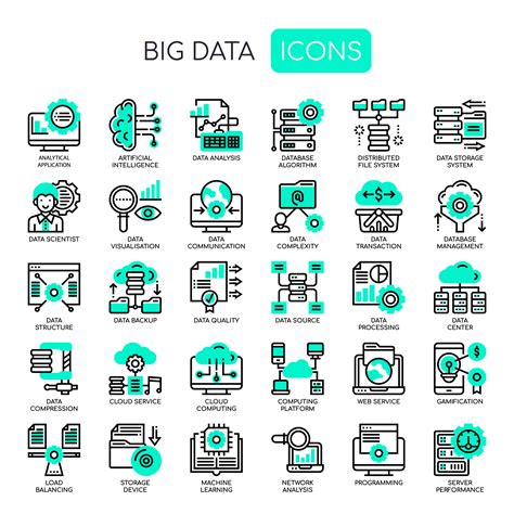 Big Data Icon Vector Art Icons And Graphics For Free Download