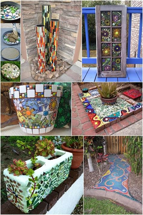 DIY Mosaic Garden Decor Projects