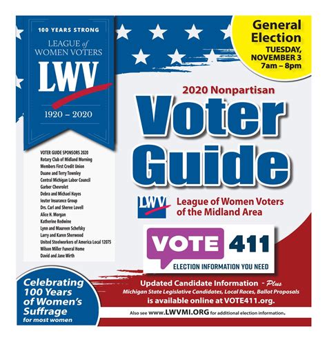 League Of Womens Voters Voting Guide 2020 By Hearst Midwest Issuu