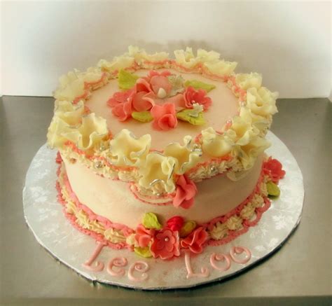 Feminine Birthday Cake