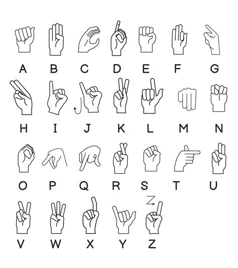 5 Best Images of Printable American Sign Language Words - ASL American